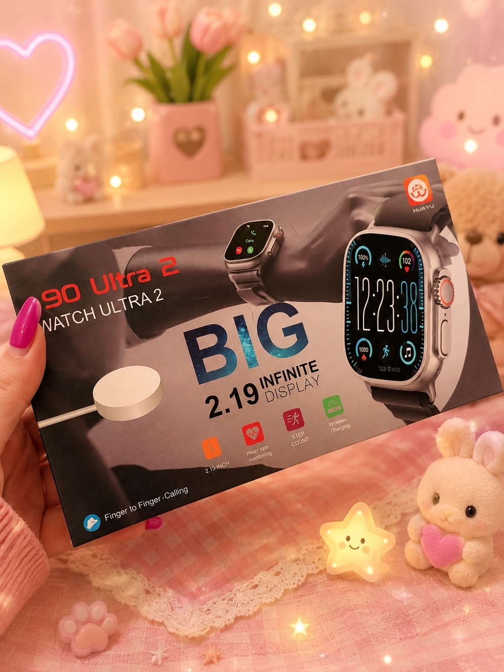 90 Ultra 2 Smartwatch - Black